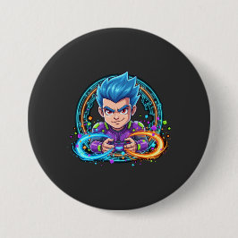 Serious About Funny Gaming  缶バッジ