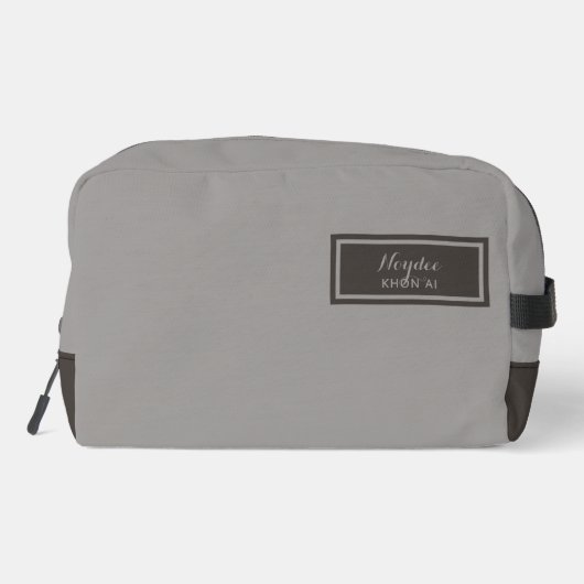 Serious Classic Minimal Simple Grey ドップキット (裏面)