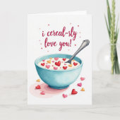 Seriously Cereal Love Card カード (正面)