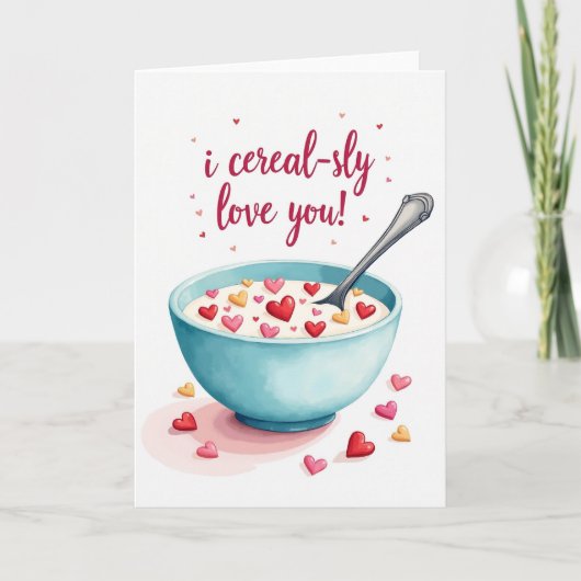 Seriously Cereal Love Card カード (正面)