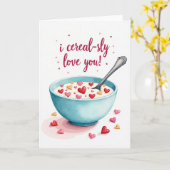 Seriously Cereal Love Card カード (黄色い花)