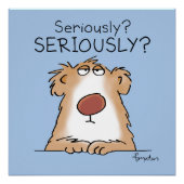 SERIOUSLY SKEPTICAL BEAR by Boynton ポスター (正面)