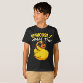 Seriously What The Funny Duck For Men Women Cool A Tシャツ (正面フル)