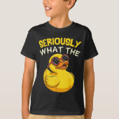 Seriously What The Funny Duck For Men Women Cool A Tシャツ (正面)