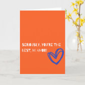 Seriously, you are the best mi amor カード (黄色い花)