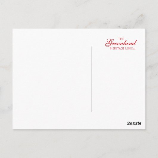 Sermitsiaaq山、Nuuk ポストカード (裏面)