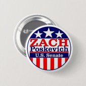 SernateボタンのためのZach 缶バッジ (正面&裏面)