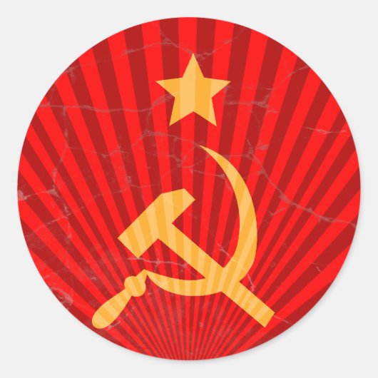 Serp i molot ラウンドシール (正面)