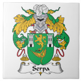 Serpaの家紋 タイル (正面)