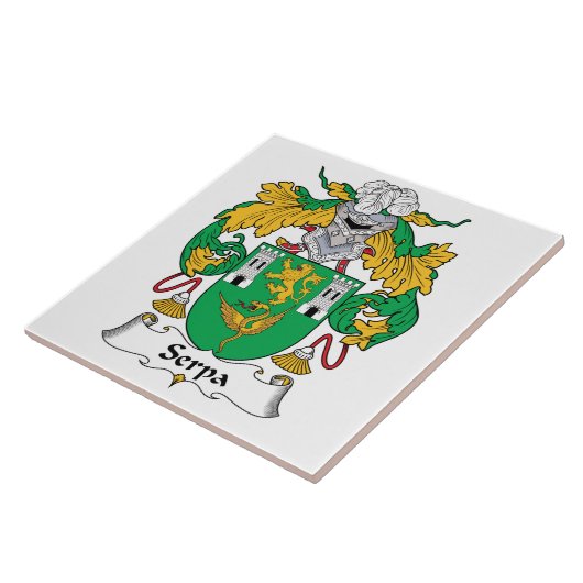 Serpaの家紋 タイル (側面)