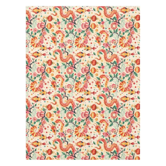 Serpent Dreams Chiness新年 テーブルクロス (正面)