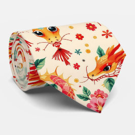 Serpent Dreams Chiness新年 ネクタイ