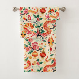 Serpent Dreams Chiness新年 バスタオルセット