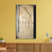 Serpent king stela, c.3000 BC （石灰岩） （も参照） キャンバスプリント (インサイチュ (リビング))