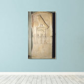 Serpent king stela, c.3000 BC （石灰岩） （も参照） キャンバスプリント (インサイチュ (ウッドフロア))