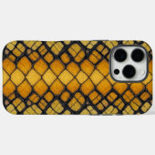 Serpent Luxe:イエローpython Case-Mate iPhoneケース (裏面 (横))