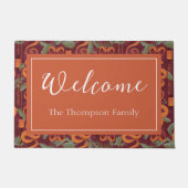 Serpent Luxe Pattern - The White Lotus ドアマット (正面)