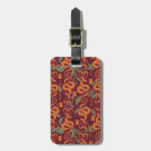 Serpent Luxe Pattern - The White Lotus ラゲッジタグ (正面縦)