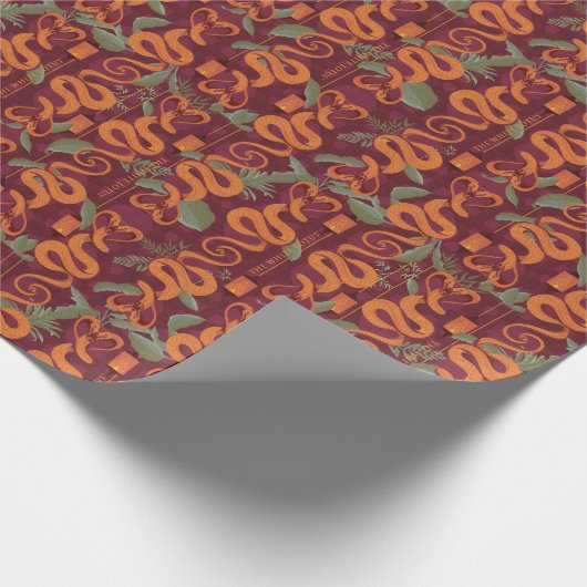 Serpent Luxe Pattern - The White Lotus ラッピングペーパー (角)