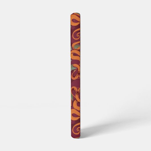 Serpent Luxe Pattern - The White Lotus Samsung Galaxyケース (左側面)