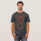 Serpent Red Black Coral Snake Educational Tシャツ (正面フル)
