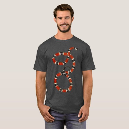 Serpent Red Black Coral Snake Educational Tシャツ (正面フル)