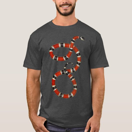 Serpent Red Black Coral Snake Educational Tシャツ (正面)