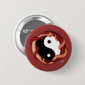 Serpentsデュアル（赤） 缶バッジ (正面&裏面)