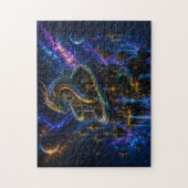 Serpiente Cósmica — Guardiana del Reino Celestial ジグソーパズル (縦)