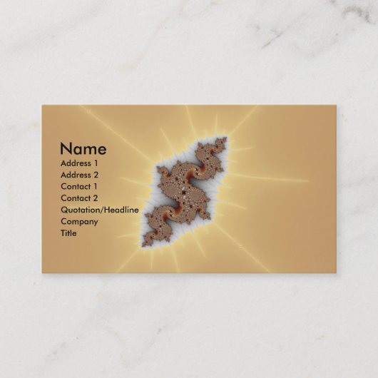 Serpus – フラクタルアート 名刺 (正面)