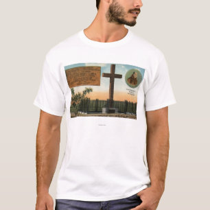 Serra記念碑、古い町サンディエゴの眺め Tシャツ