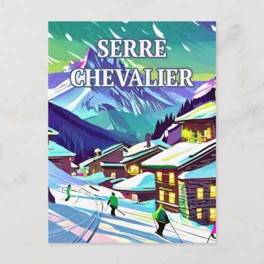 Serre Chevalier : Élégance Montagnarde ポストカード (正面)