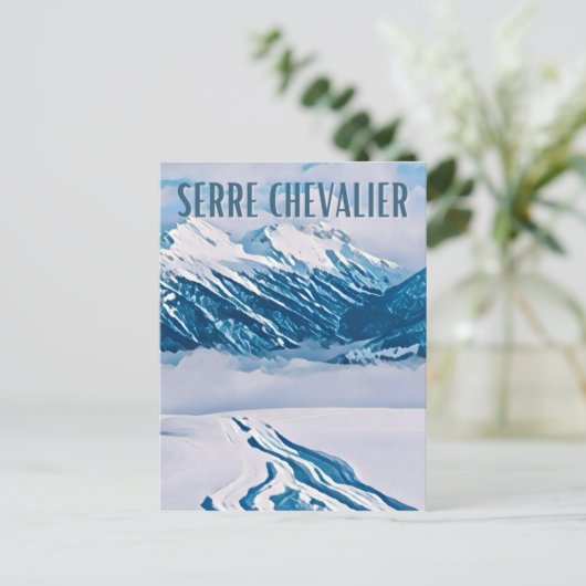 Serre Chevalier Station de ski ポストカード (スタンド正面)