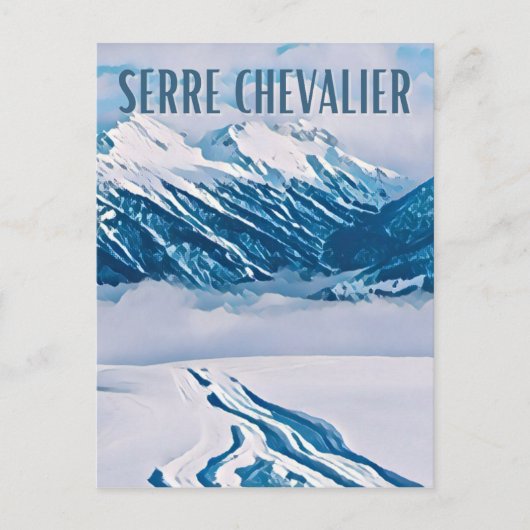Serre Chevalier Station de ski ポストカード (正面)