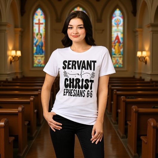 Servant Of Christ Ephesians 6:6 Identity Tee トライブレンドTシャツ