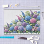 servetten, decoupage, tissuepaper met bloemen 薄葉紙 (クラフト)