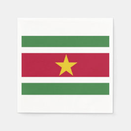 Servetten "Surinaamse vlag". スタンダードカクテルナプキン