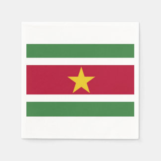 Servetten "Surinaamse vlag". スタンダードカクテルナプキン