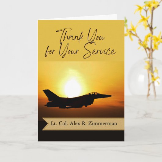 Service Air Forceパイロット カード (黄色い花)