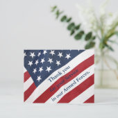 Service Artide Postagesをありがとう ポストカード (スタンド正面)