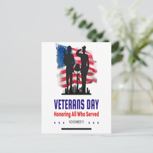 Service Beyond Self:退役軍人 ポストカード (スタンド正面)