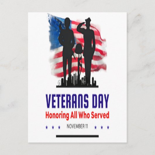 Service Beyond Self:退役軍人 ポストカード (正面)