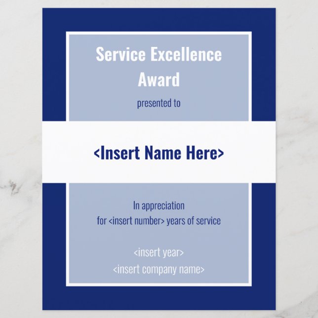 Service Excellence賞 (正面)