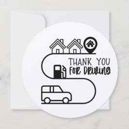 Service Flat Cardの運転に感謝 サンキューカード