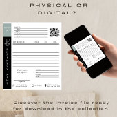 Service Invoice Sales Receipt Small Business