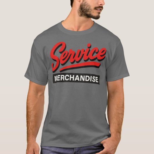 Service Merchandise Retro 80s Tシャツ (正面)