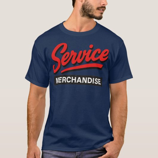 Service Merchandise Retro 80s Tシャツ (正面)