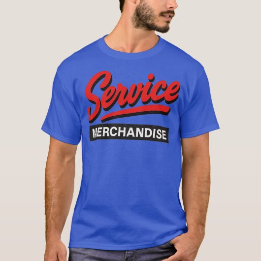 Service Merchandise Retro 80s Tシャツ (正面)