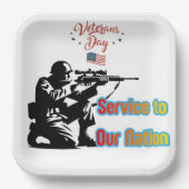 Service To Nation  ペーパープレート (正面)