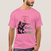 Service To Nation ホットピンク Tシャツ (正面)